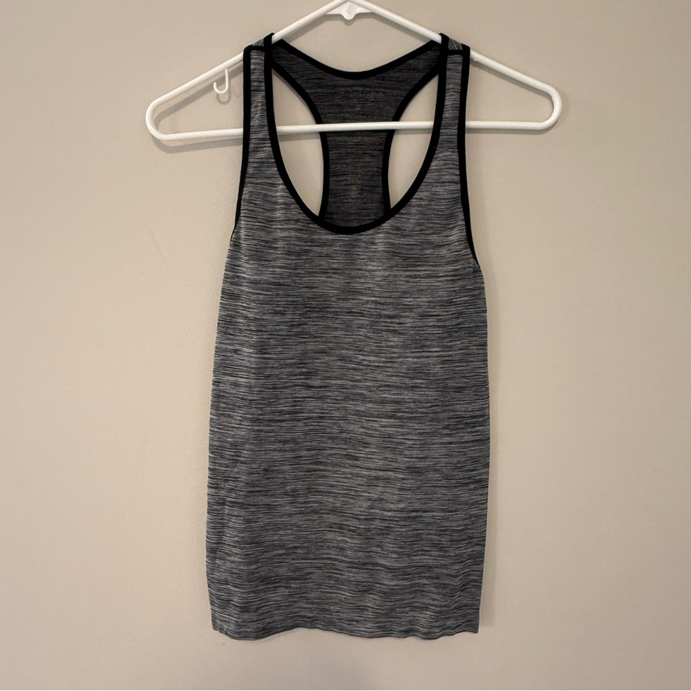 Gray Racerback Tank Top
